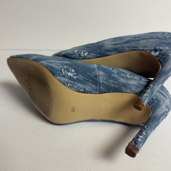 Charles David Womens Sublime Pump Heel Denim Size 6 M - Picture 5 of 6